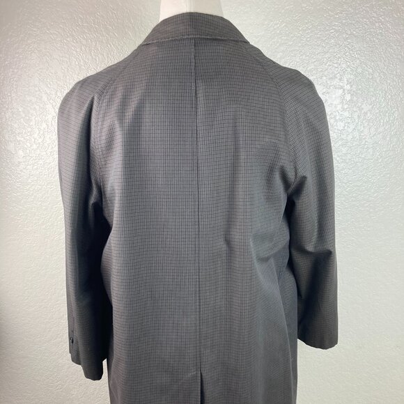 Towncraft by JCP Men's Gray Faux Fur Removable Lining Overcoat Size 46R-48R - Picture 4 of 16